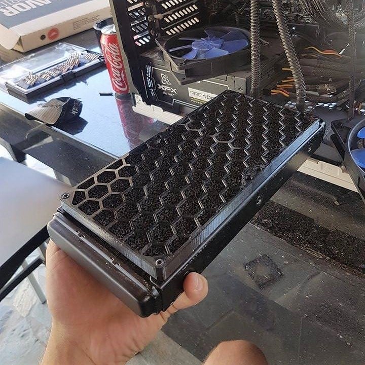 Honeycomb PC 240mm radiator grill
