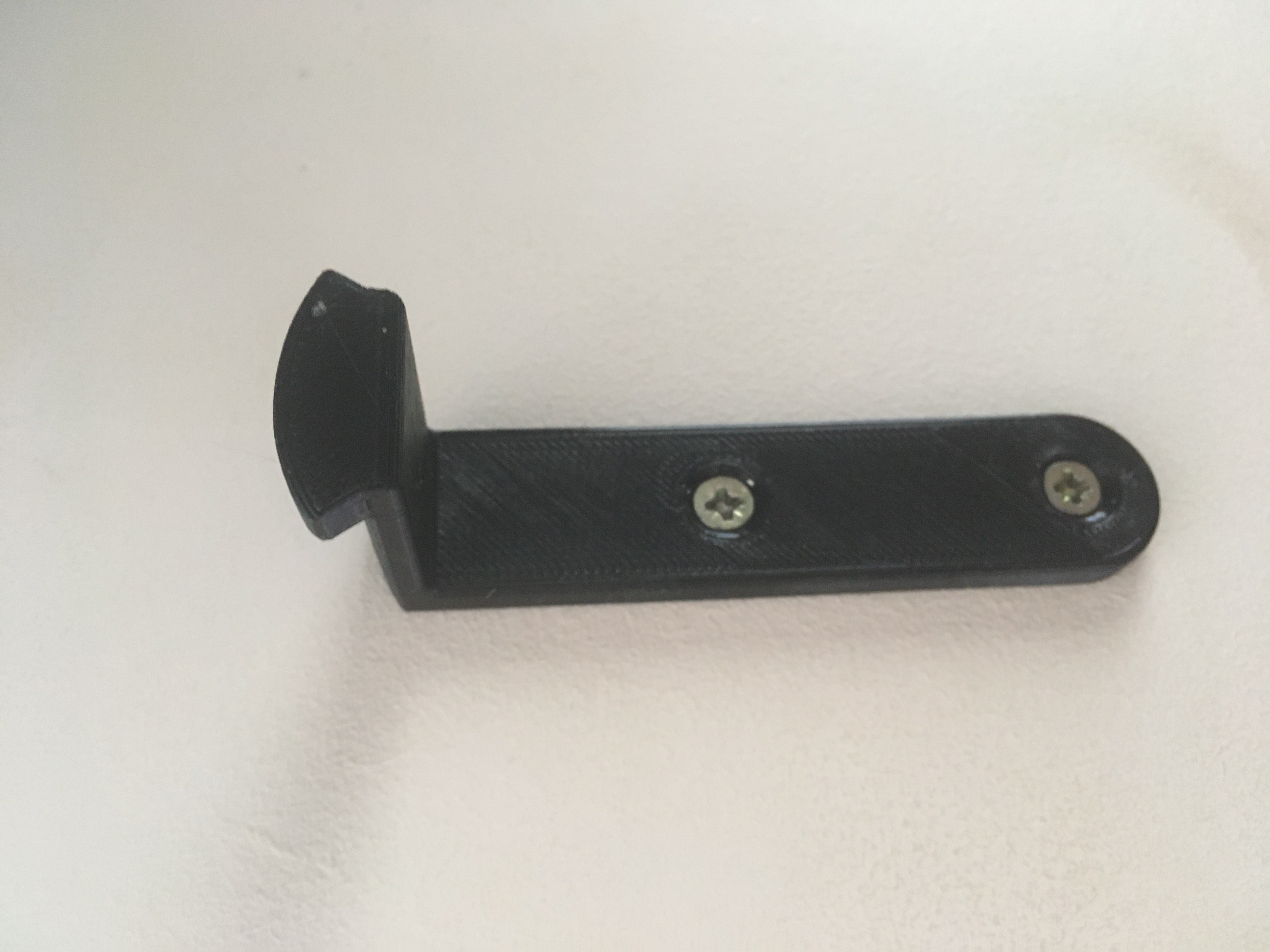 minimalistic wall mounted headphones holder hook