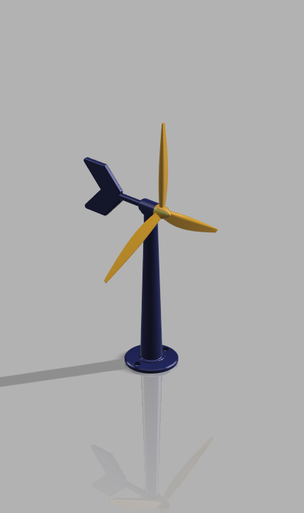 V3 3D printable wind turbine