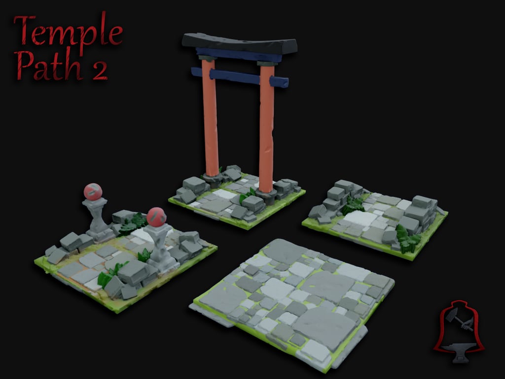OpenFoliage Temple Stone Path 2