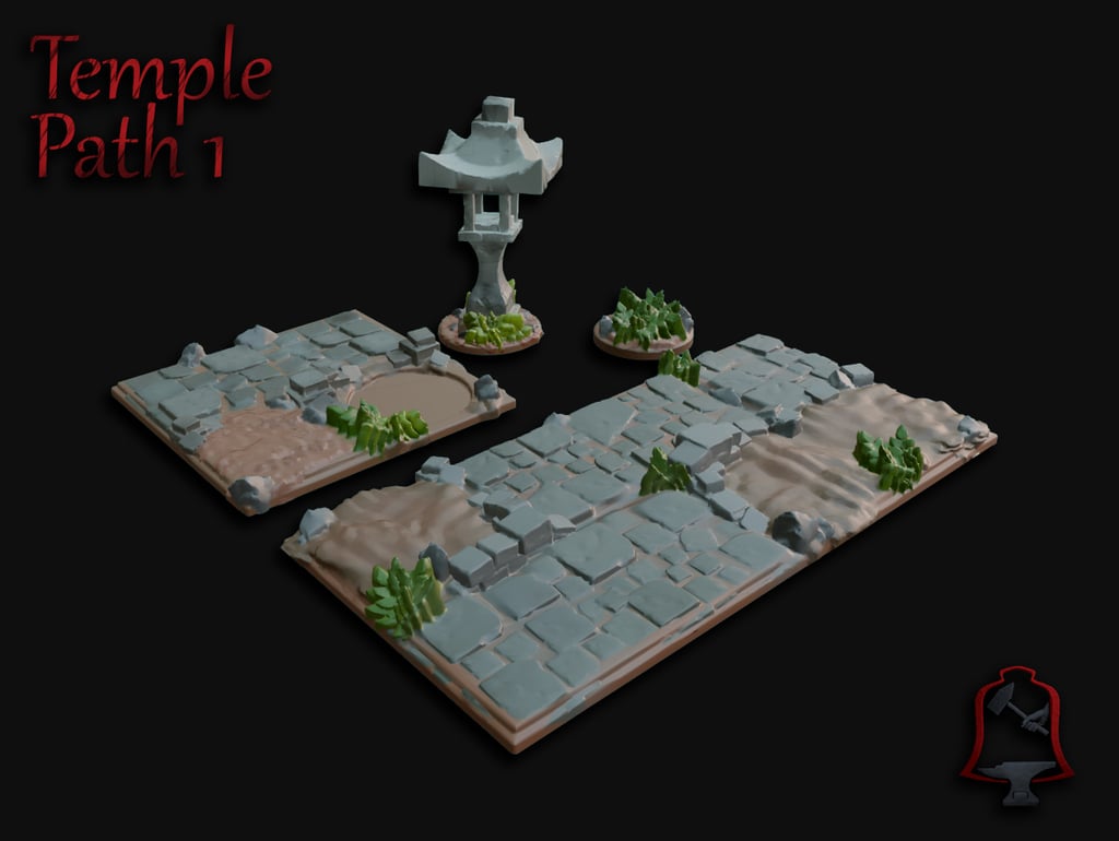 OpenFoliage Temple Stone Path Set 1