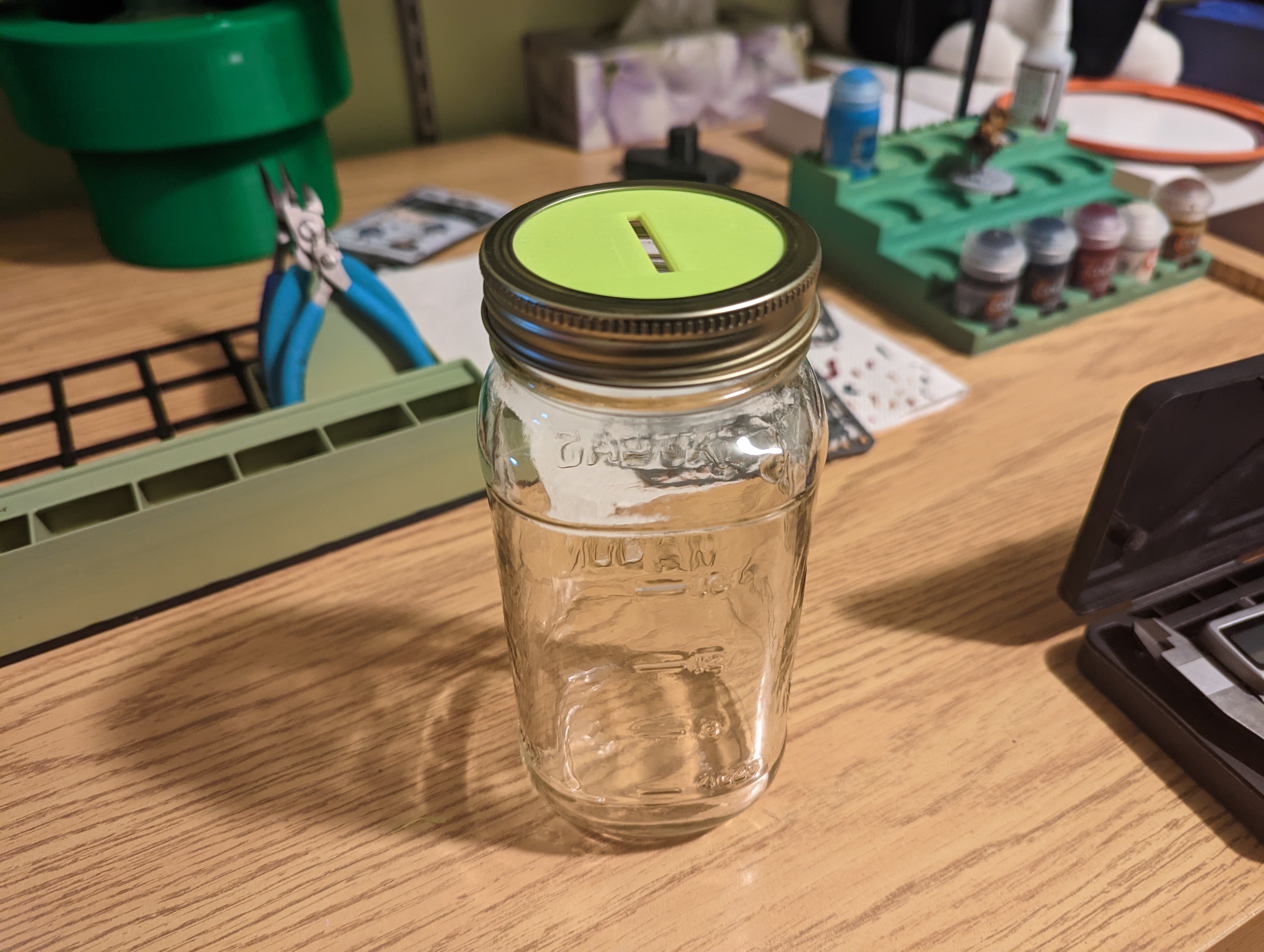 Mason Jar Piggy Bank