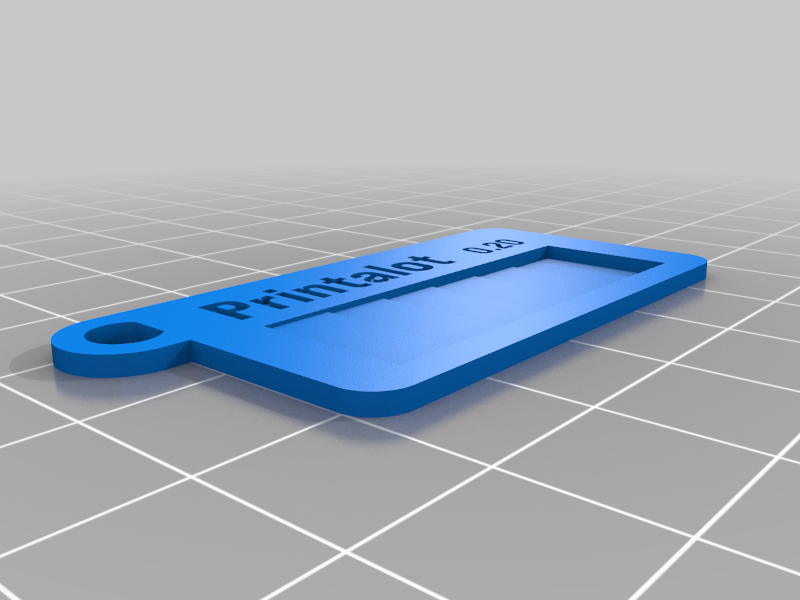 Etiqueta filamento Printalot a 0.20 - Colorímetro - Filament Swatch