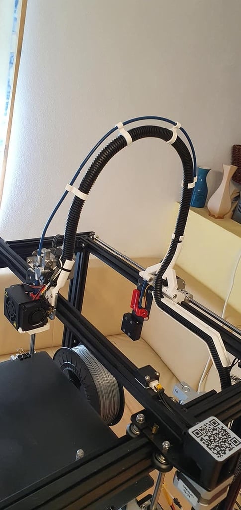 E5Plus Loibl Cable support Kabelführung Hotend Ender 5 Plus Klemco MicroSwiss original Hotend