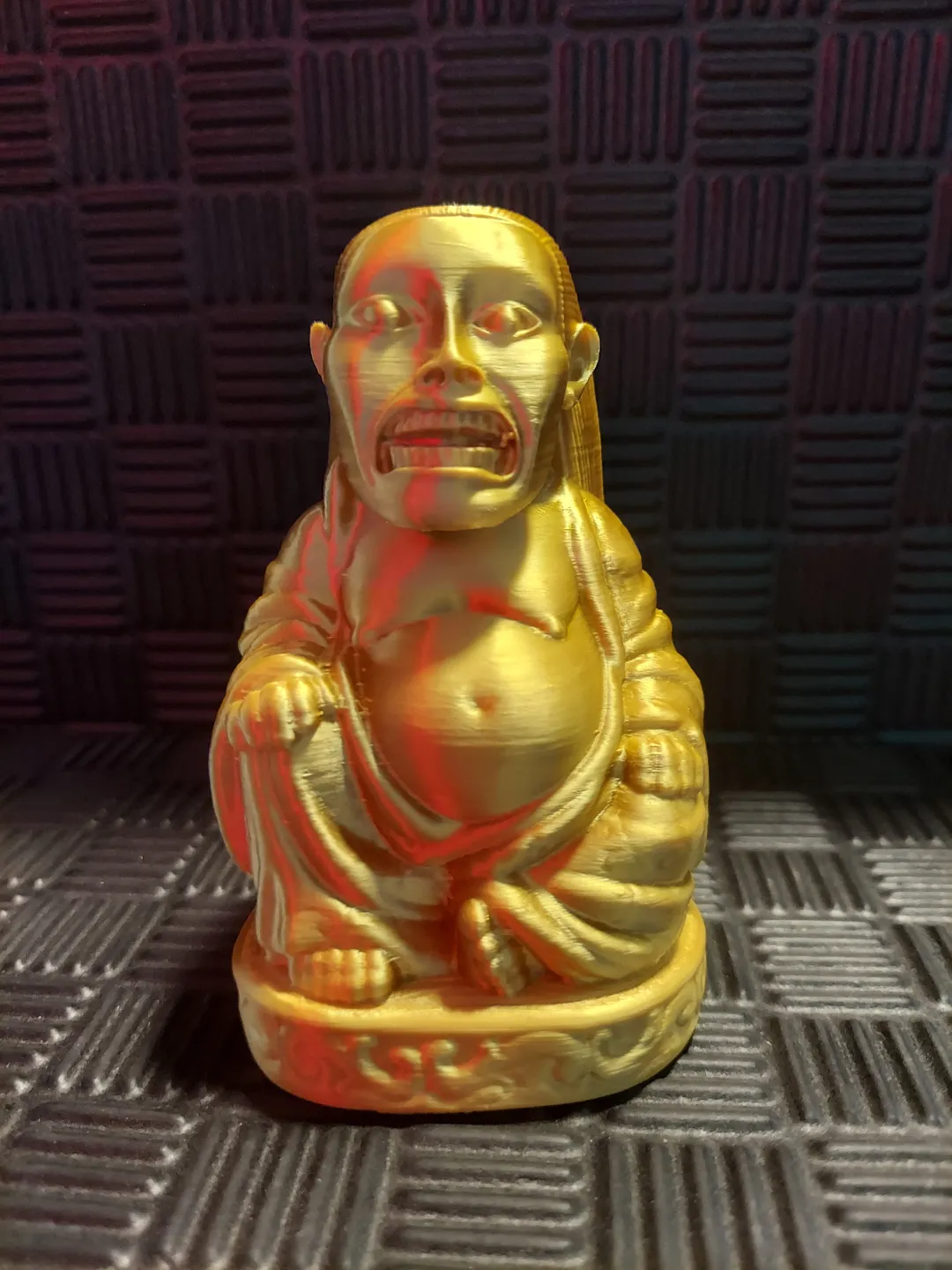 Indiana Jones Chachapoyan Gold Fertility Idol Buddha