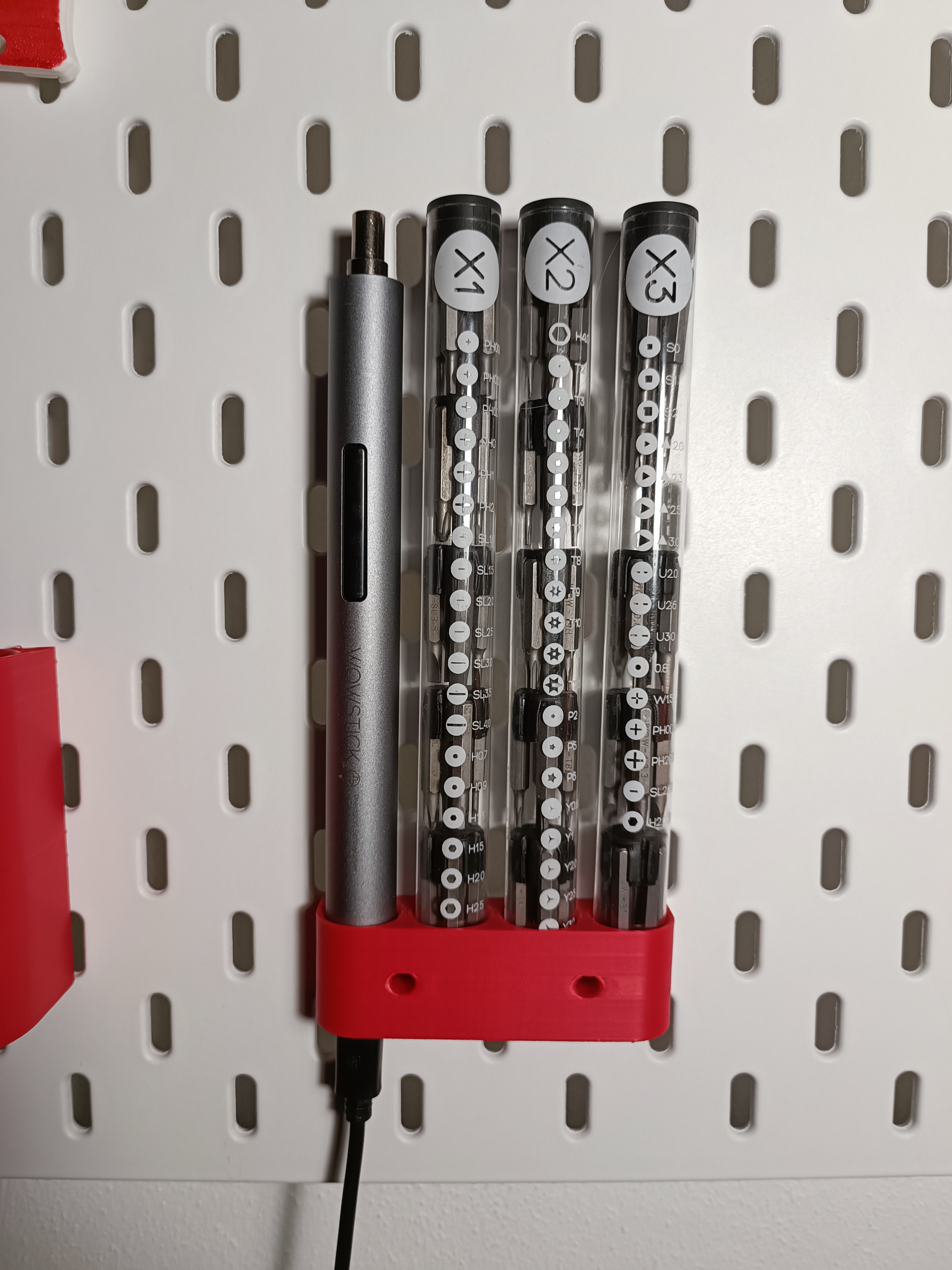Wowstick 1F Skadis mount - T nut system