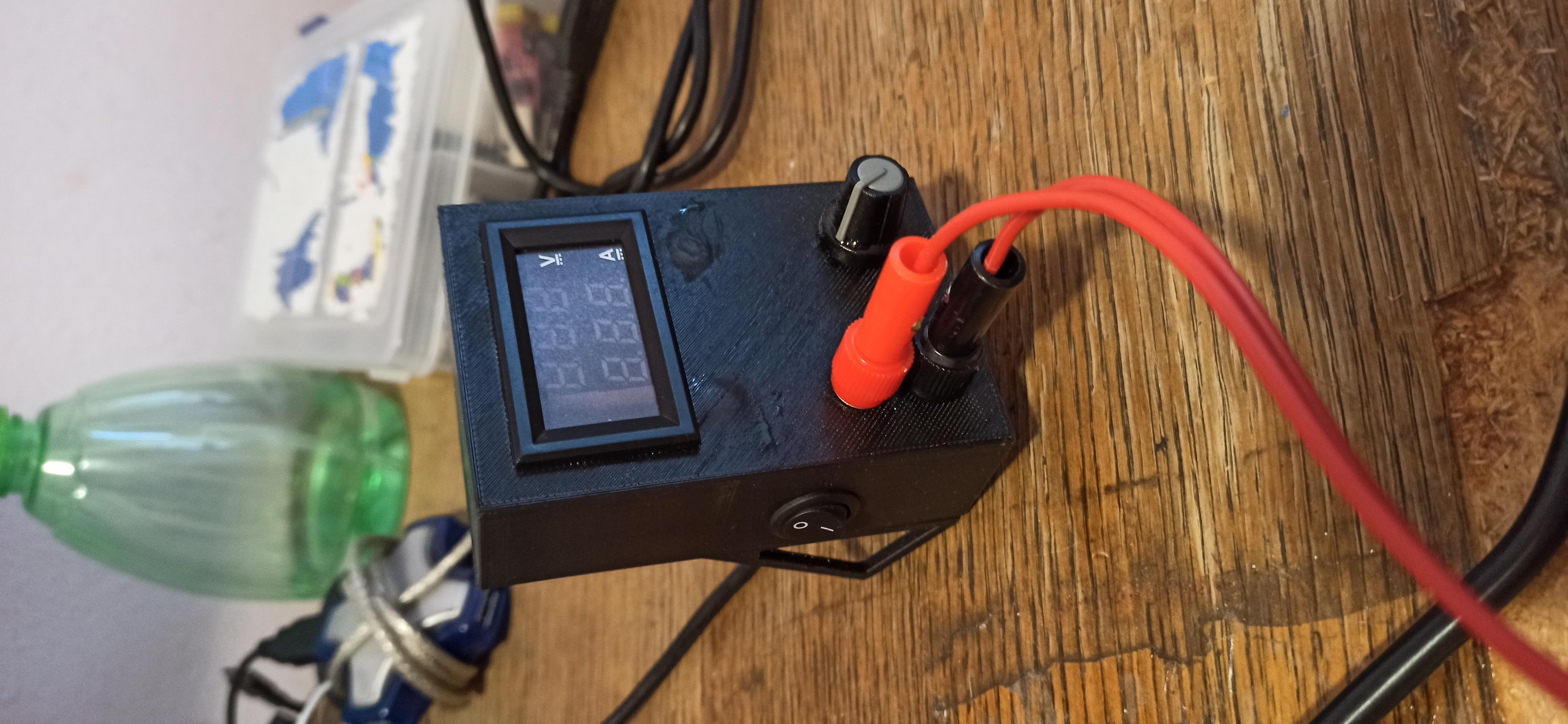 Small Portable Variable Power Supply Case