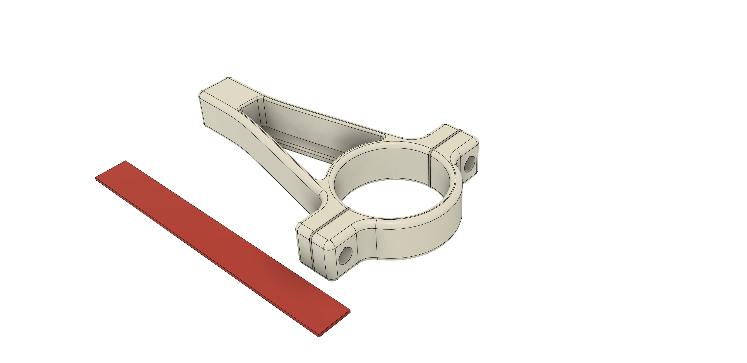 45mm Roll Cage Clamp Universal M6 Heated Insert