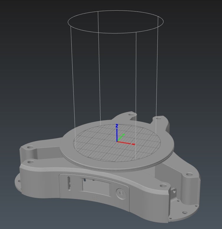 Slicer Bed Model of Velleman Vertex K8800