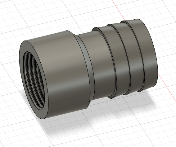 Pool filtration hose gland 1G_vnitřní  - 38mm