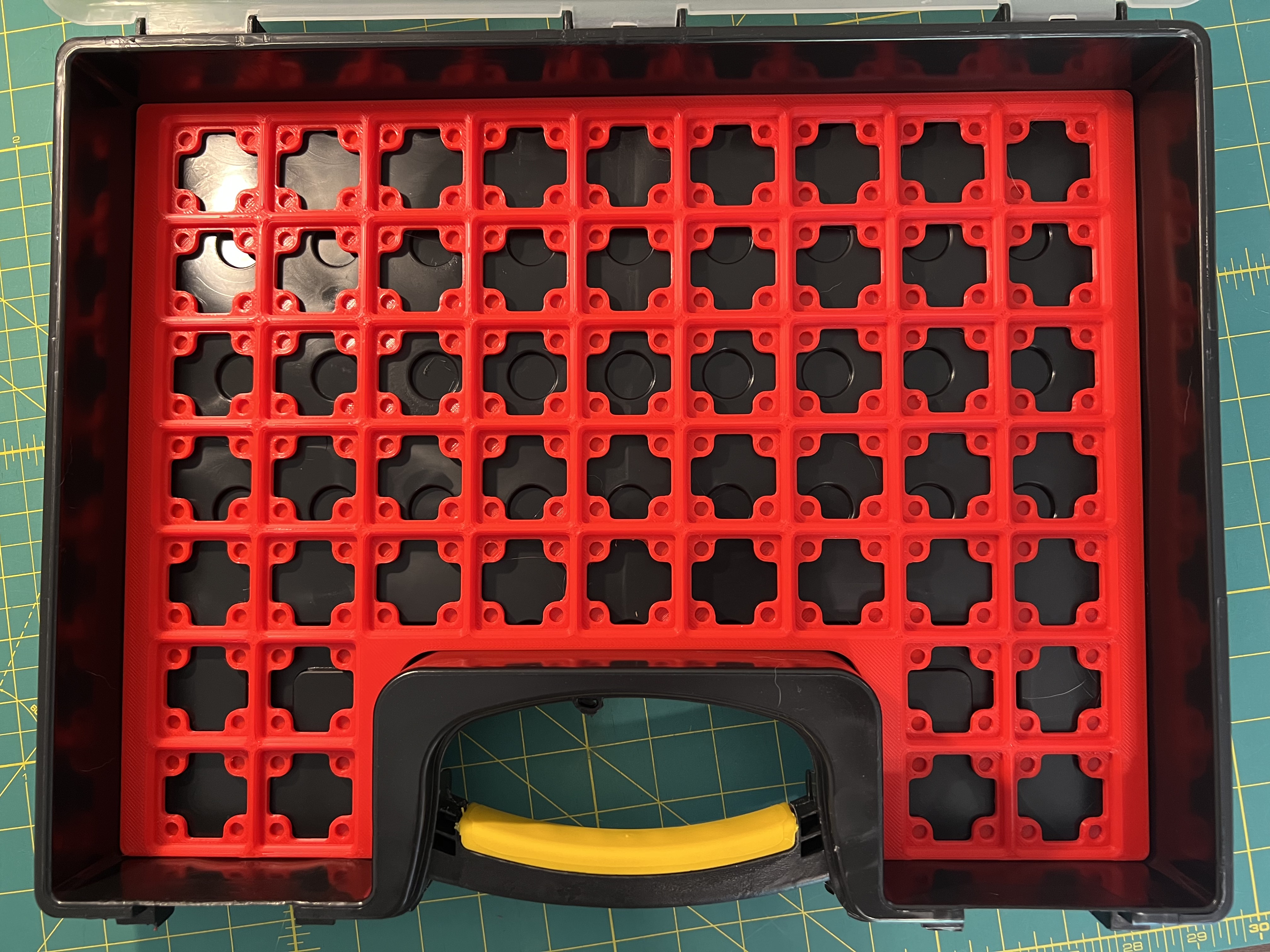 Gridfinity baseplates for Harbor Freight parts organizer (medium)