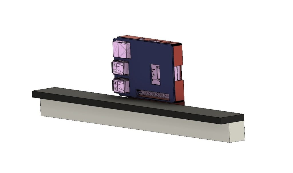Raspberry Pi 3 case for 2020 / 2040 extrusion