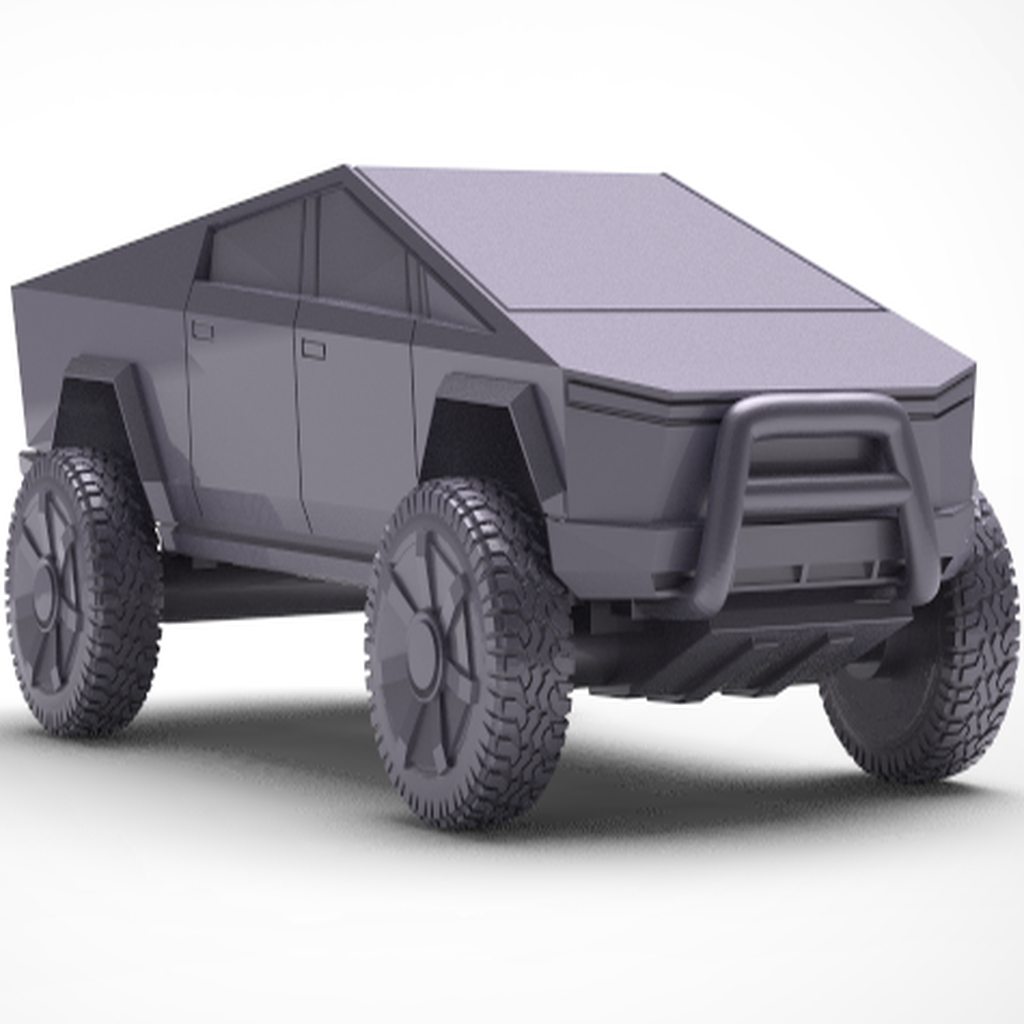 Off road Tesla cybertruck by Brexit (Gaslands scale)