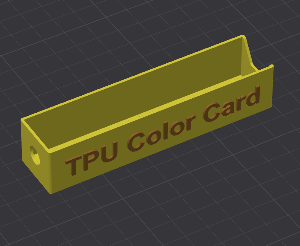 3D打印物料色卡及收纳盒