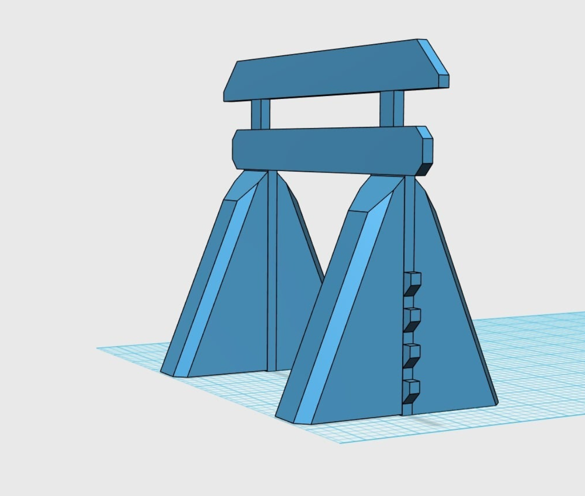 Torii Gate designed for wargaming