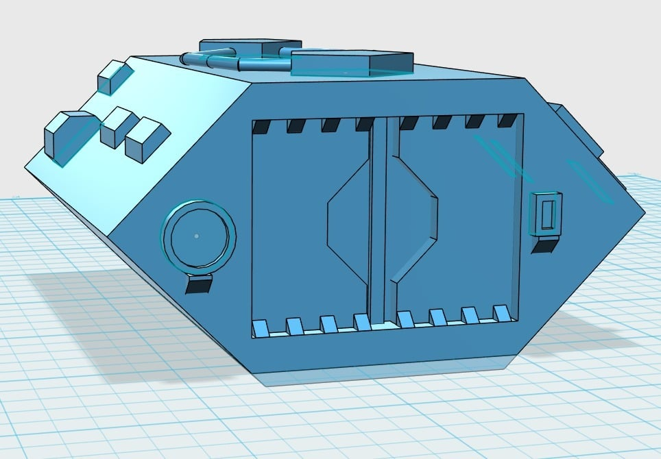 Bio Container designed for wargaming