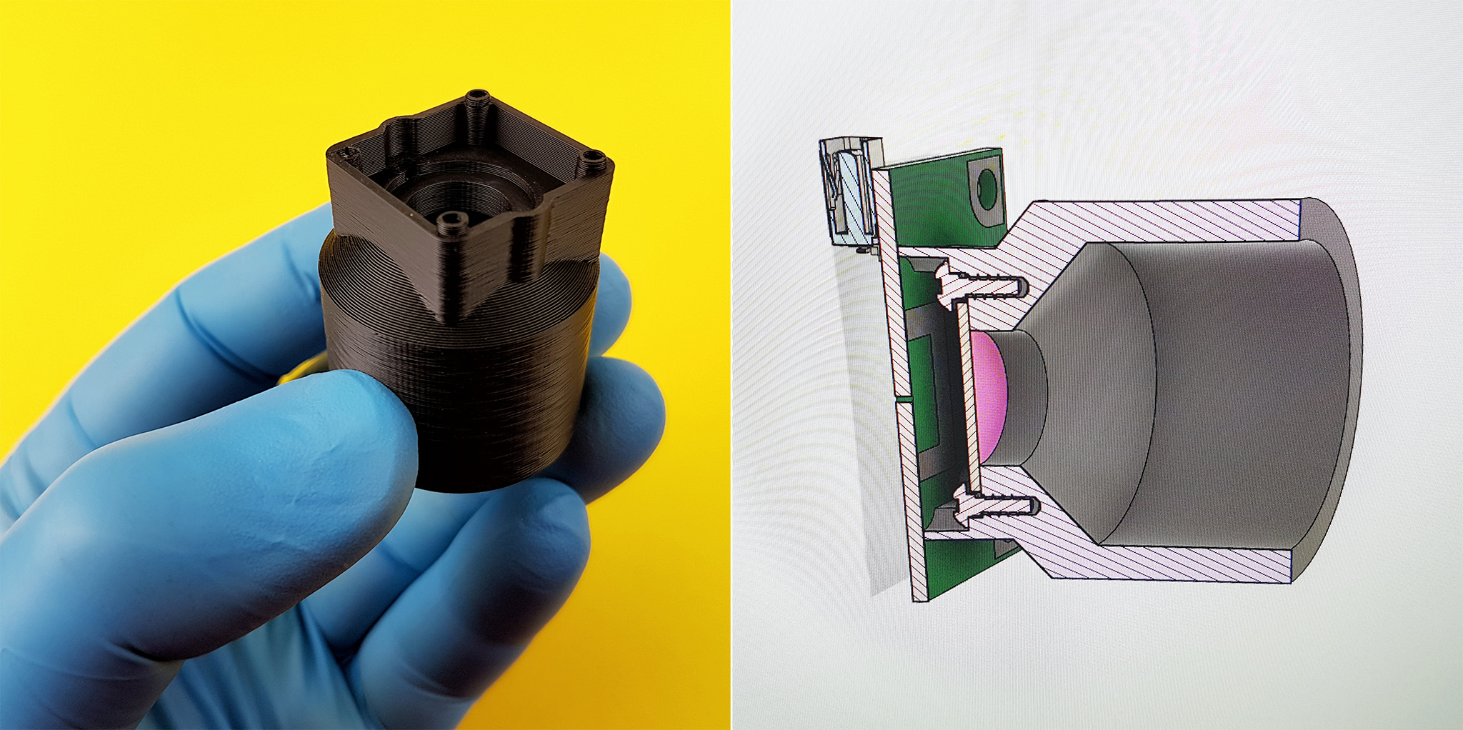 IDS Imaging CMOS camera 1.25" telescope adapter