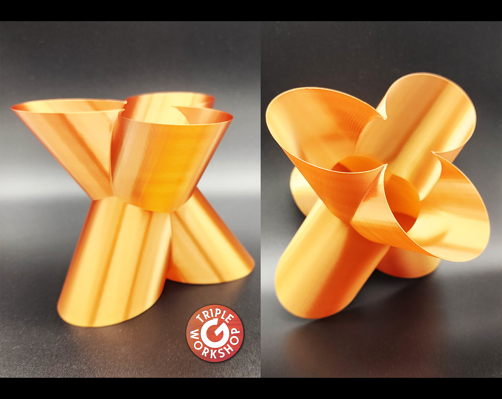 ⟁ Triad Spiral Vase ⟁
