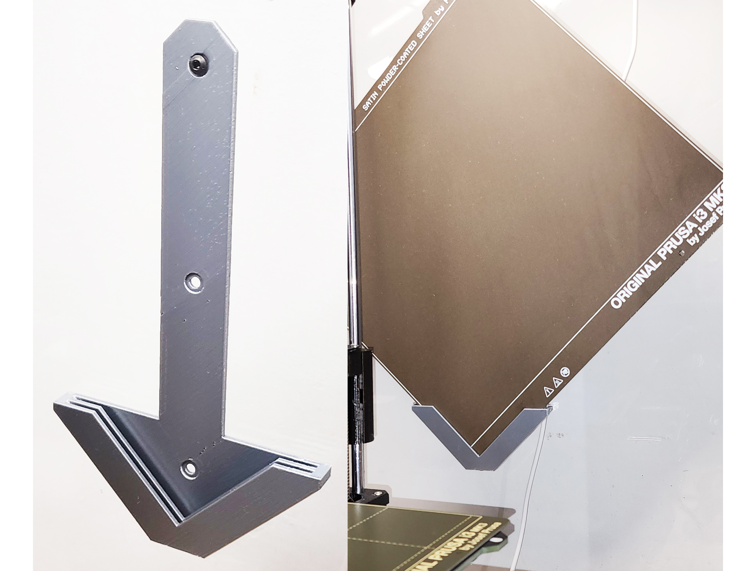 Wall-mounted 2 & 3 sheet holder diagonal