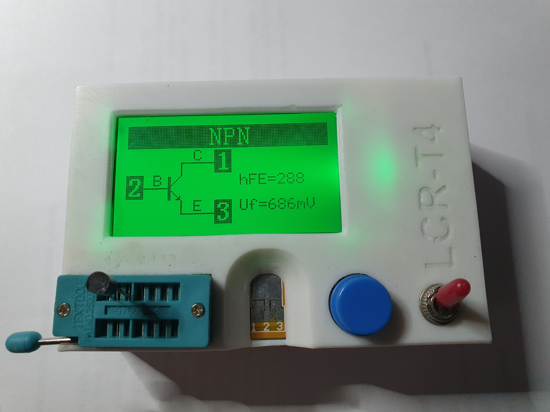 LCR-T4 Component Tester case