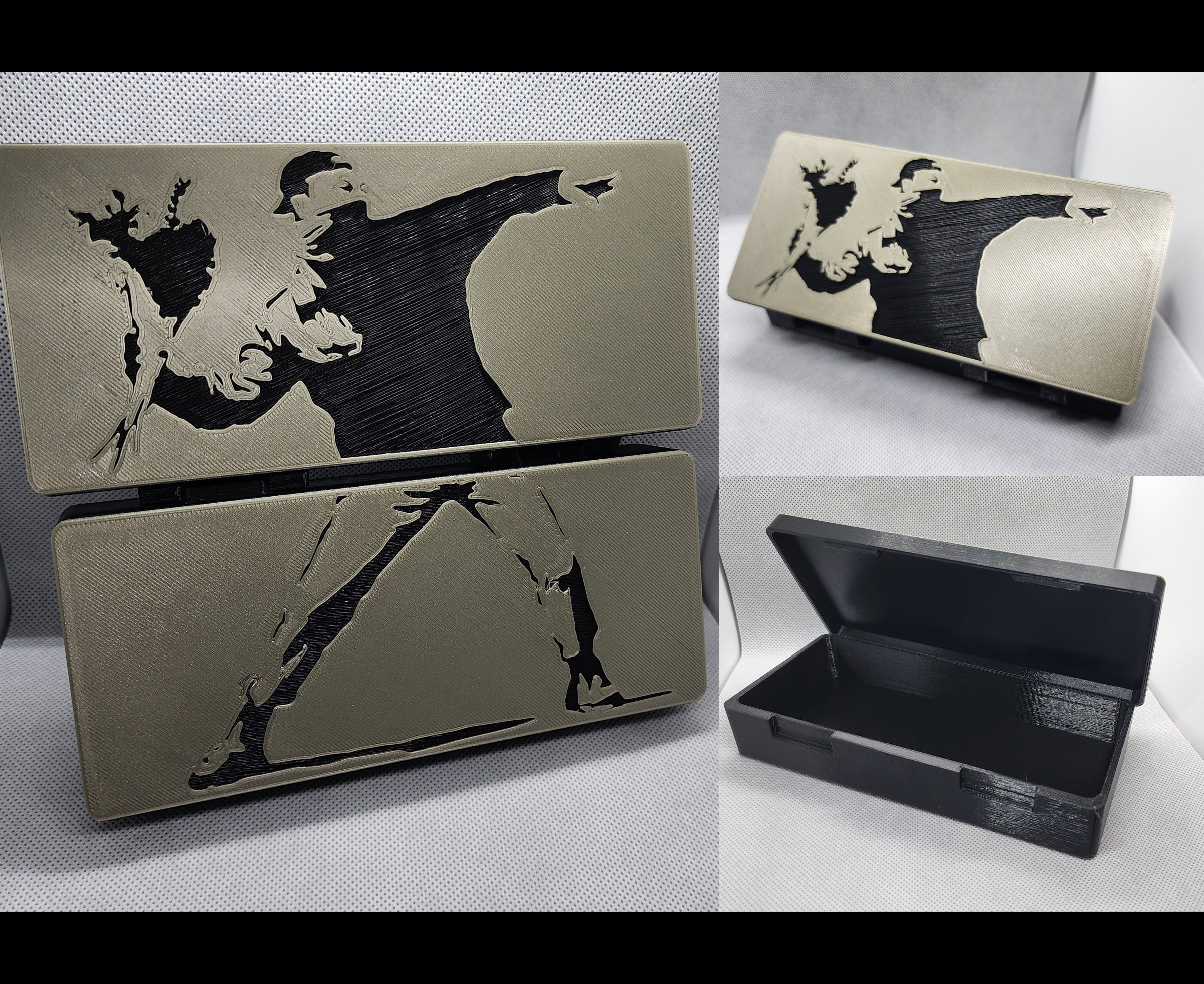 Banksy Box 🞍 Love is in the Air 🞍 Print in Place 2-color