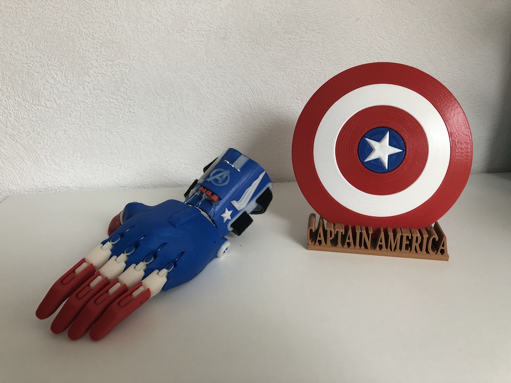 e-NABLE Phoenix Hand captain america