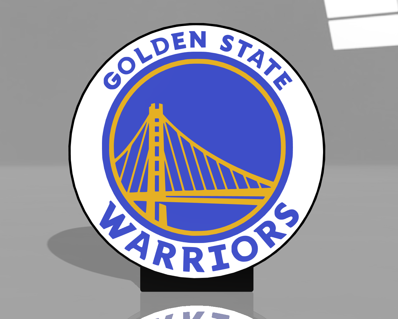 Golden State Warriors Lightbox LED Lamp