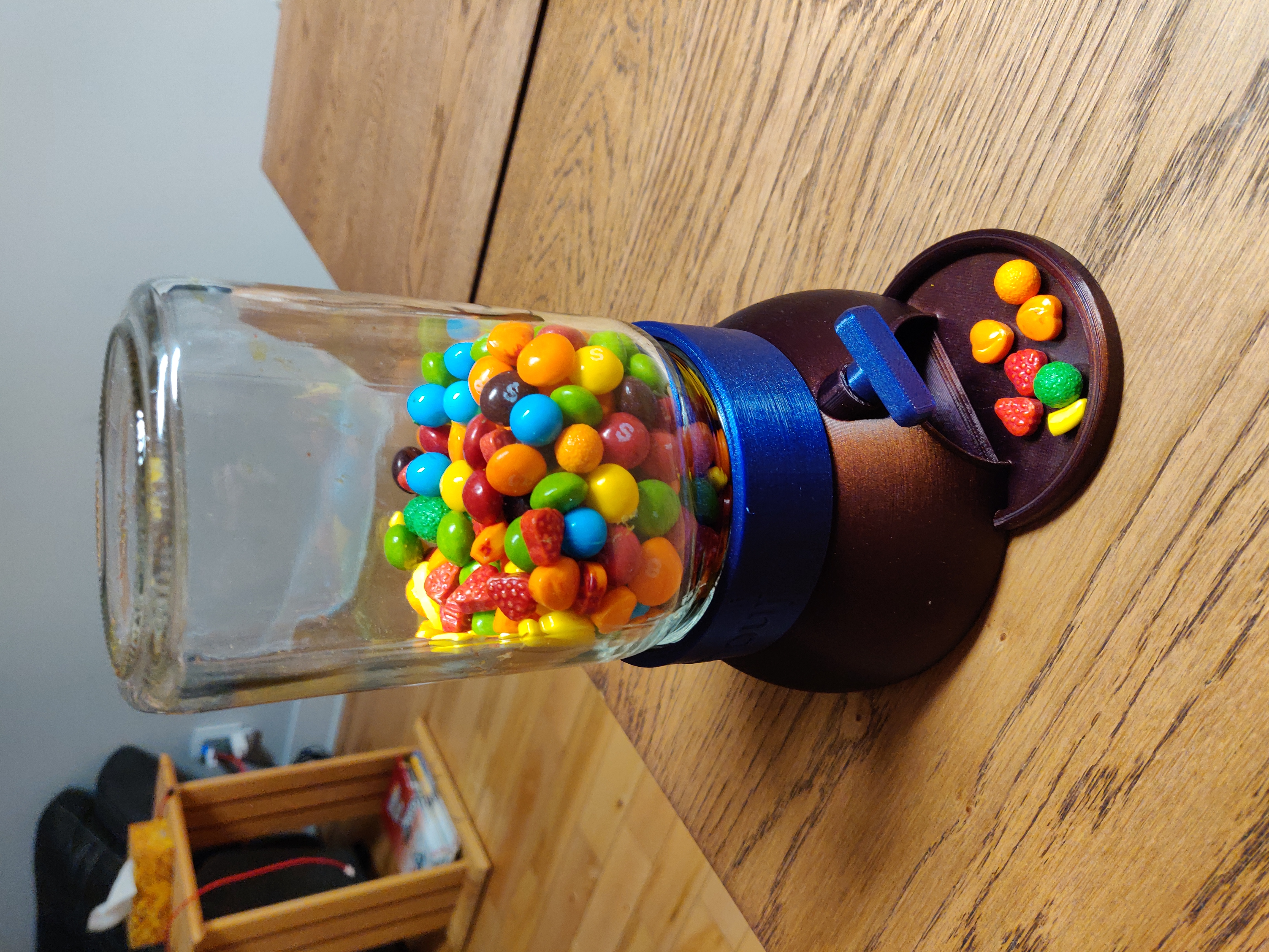 SlicedPeaches-Glass Candy-Dispenser