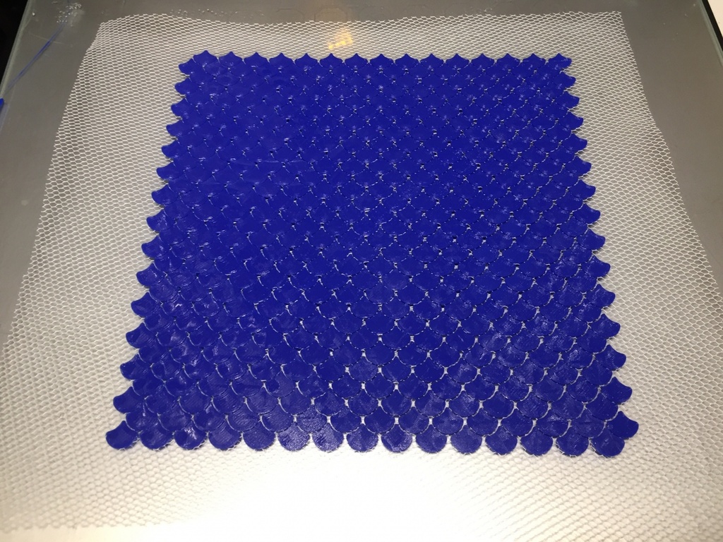 Fish Scale (on fabric)