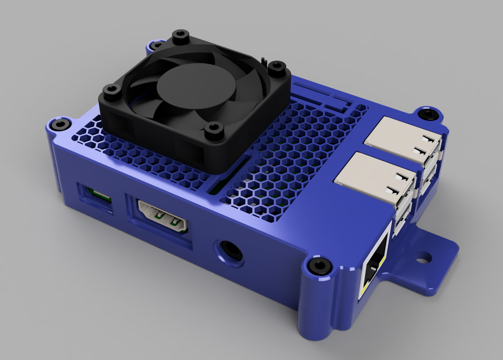 40mm Fan Top case for  "Raspberry Pi 3B+ Case" by mkellsy