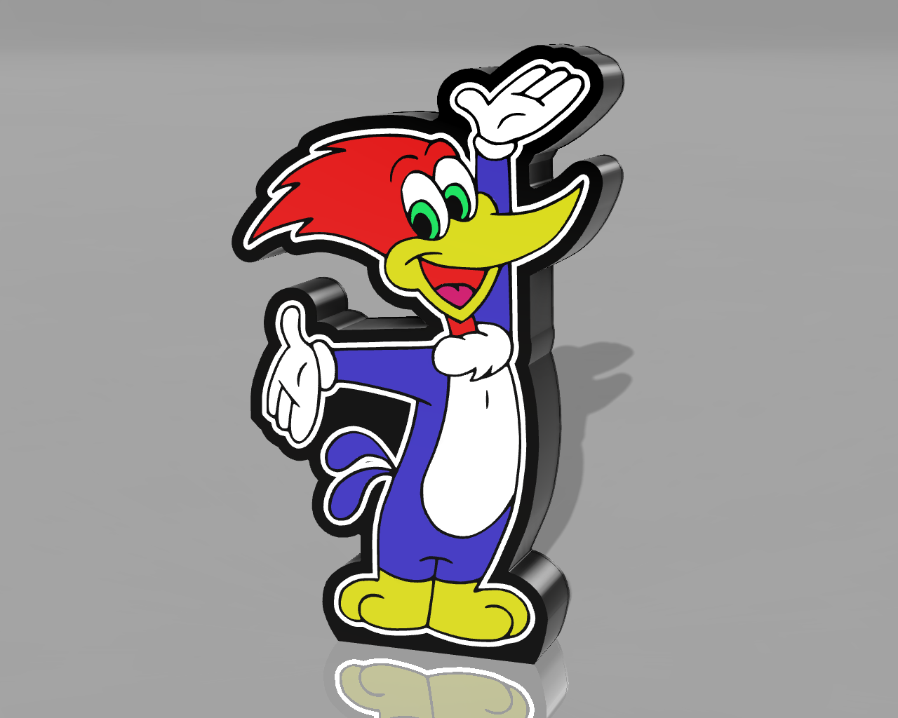 Woody Woodpecker Lightbox LED Lamp