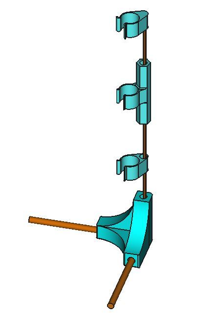 DIY CPAP Hose Stand