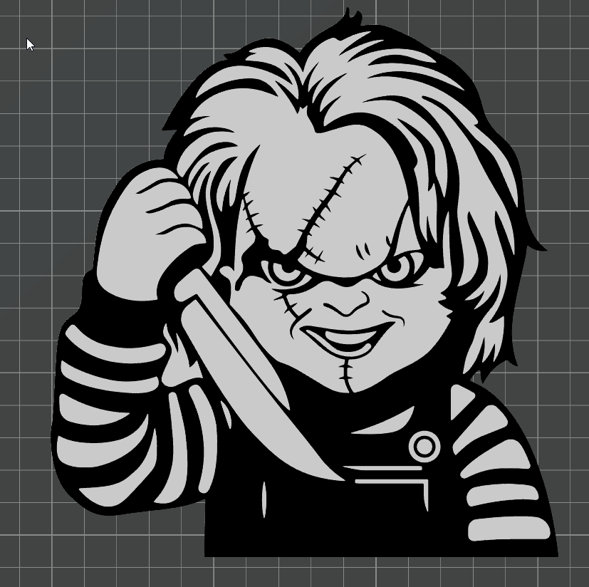 Chucky with knife - AMS READY