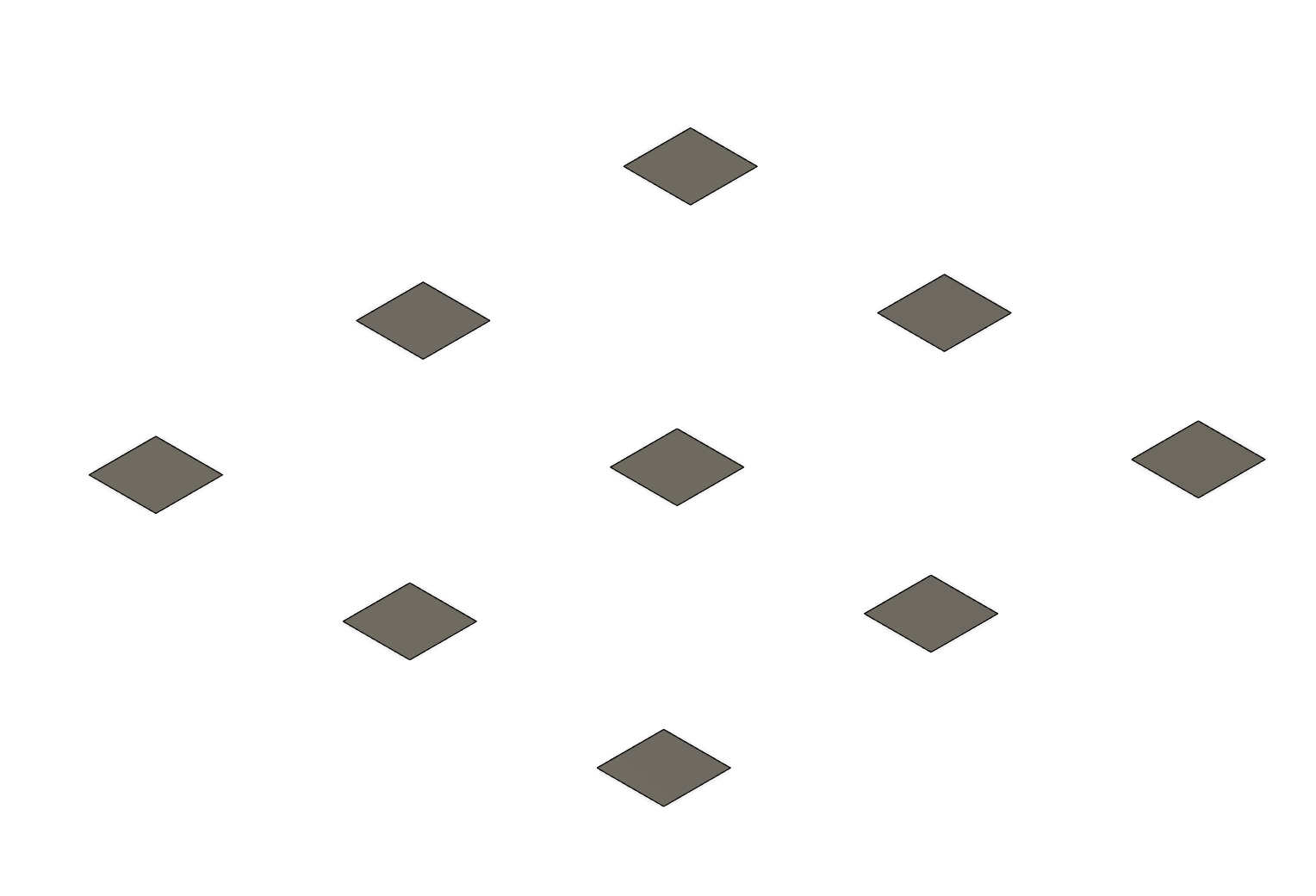 Bed Level Test Grid for Large Format Printer 420x420