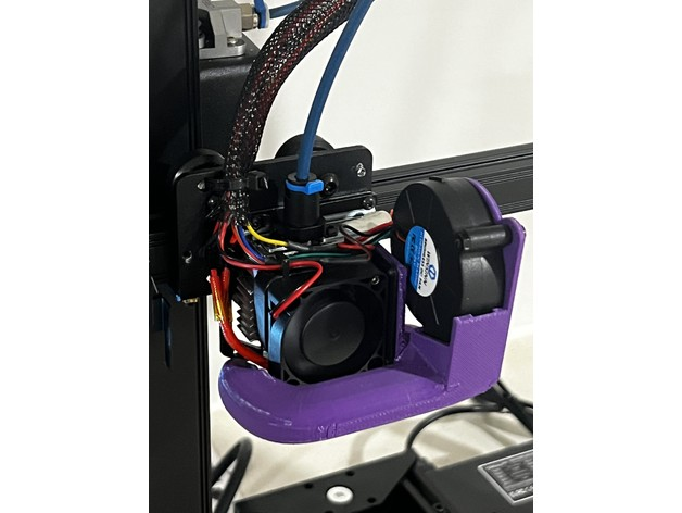 CR-10 Smart 5015 dual duct part cooling fan upgrade.