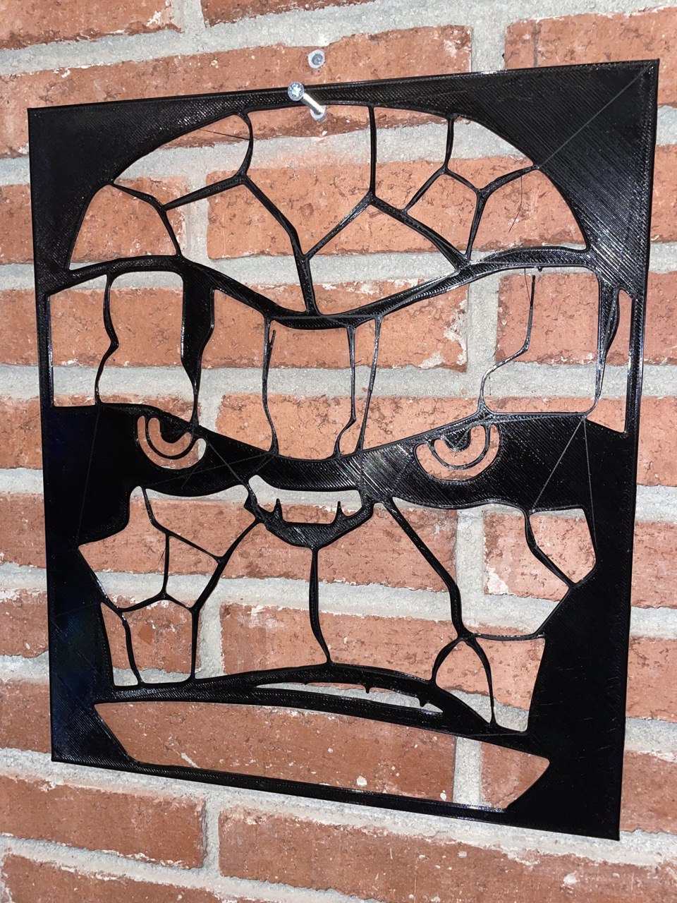 cuadro en relieve de la masa de los 4 fantasticos