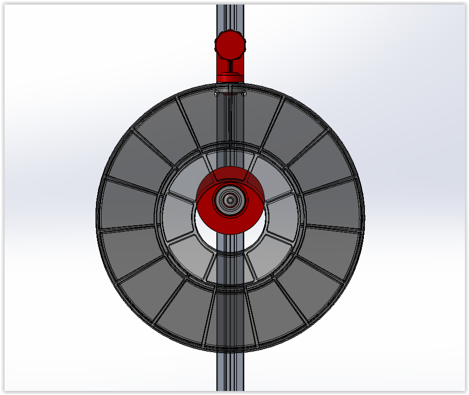 Mini 608 Bearing Low Friction Spool Holder (For Extrusion Mounting)