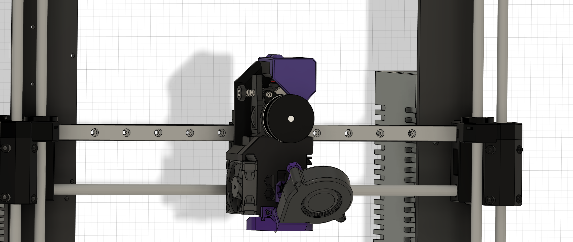 Mk3s TBG-S Carriage with IFS for Linear Rail X