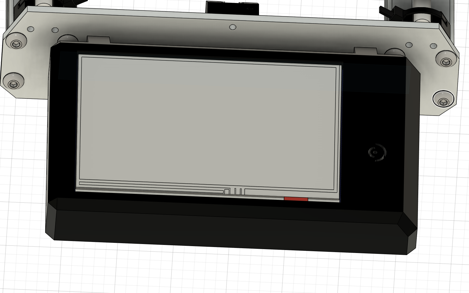 Duet 2 Wifi Box and PanelDue 5" for Mk3s frame