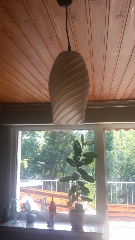 Twisted Vase Lampshade