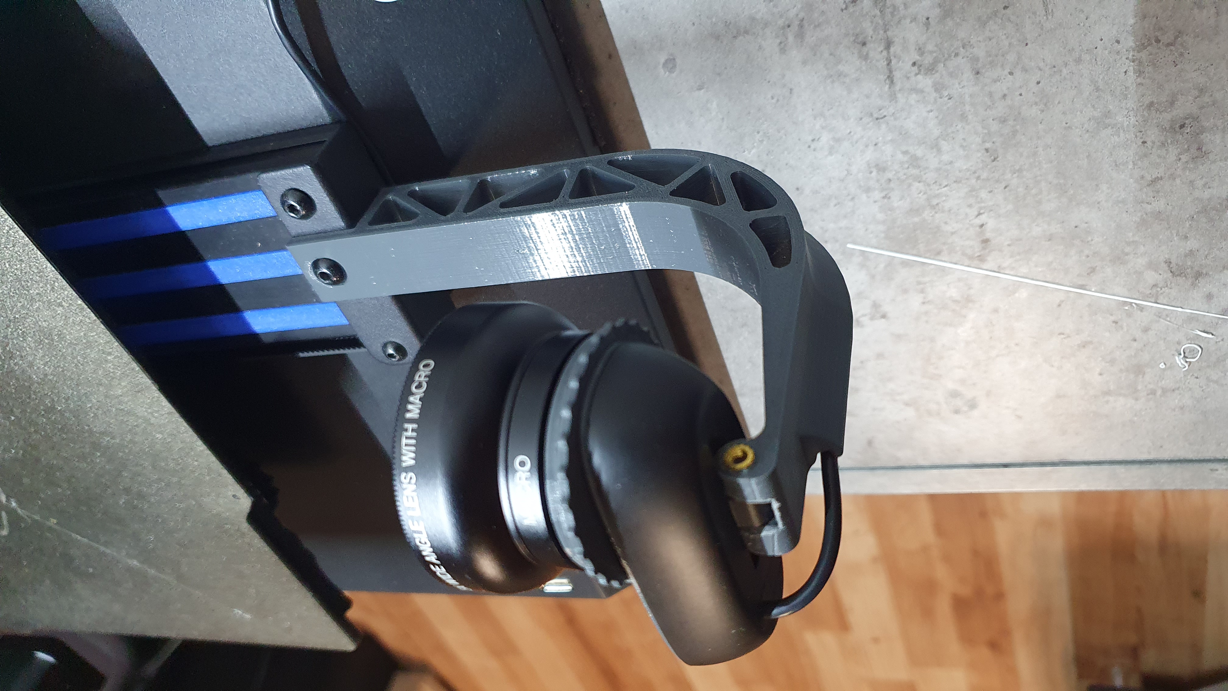 Logitech C270 camera holder for Sidewinder X1, X2(or other)
