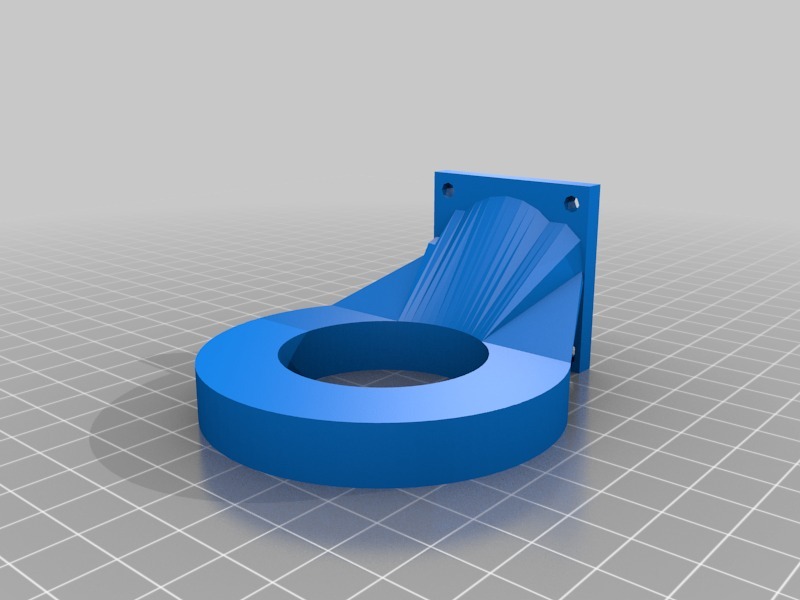 large circular fan duct for Prusa Mendel