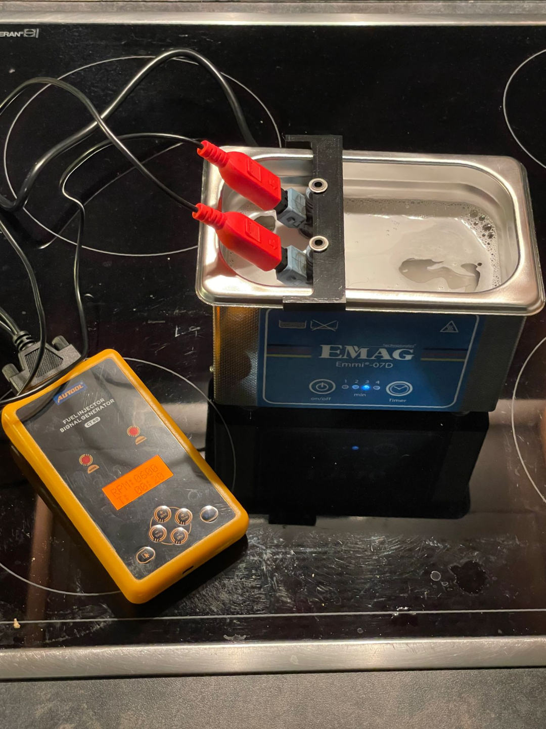MINI R53 injector holder for ultrasonic cleaner