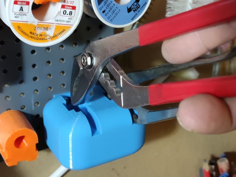 Biltema Pegboard Groove Joint Pliers Holder