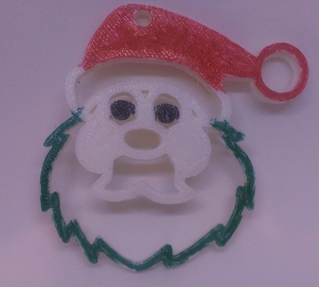 Santa ornament / keychain