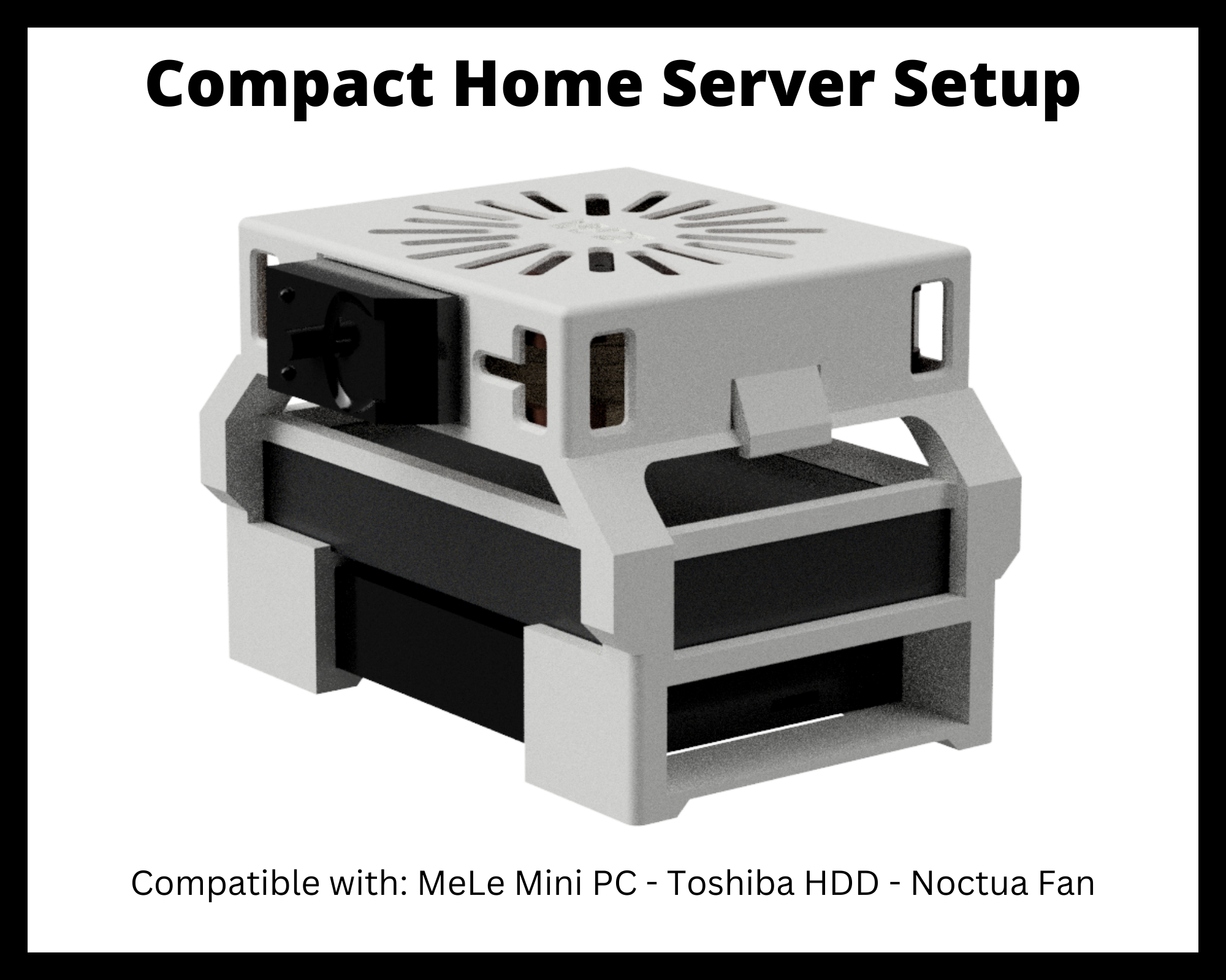 Compact Home Server Pro - Streamline Your Home Server Setup with Ease!