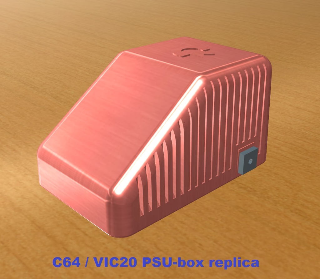 Commodore 64 / VIC-20 PSU-case,  replica