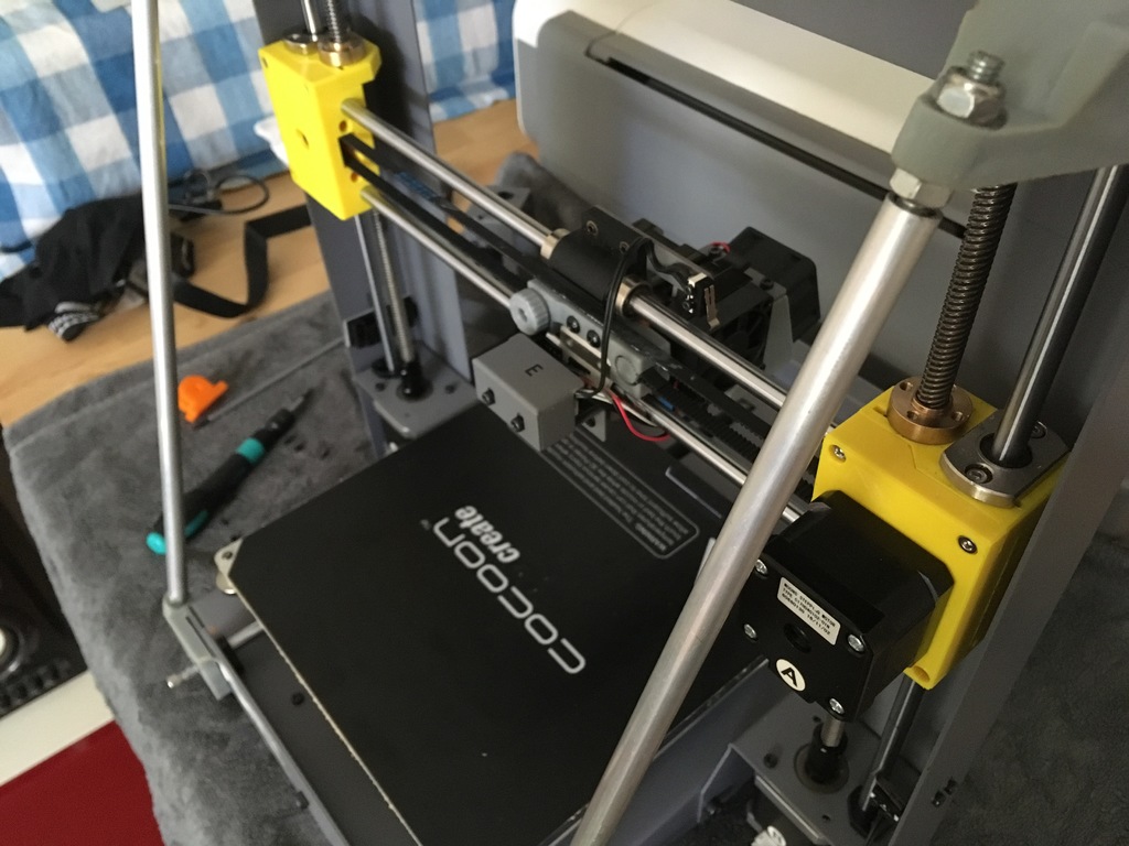 Wanhao i3 Plus X-axis/Z-axis rebuild