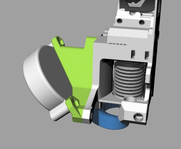Prusa Mk3 fan duct (Includes double mount adaptor)