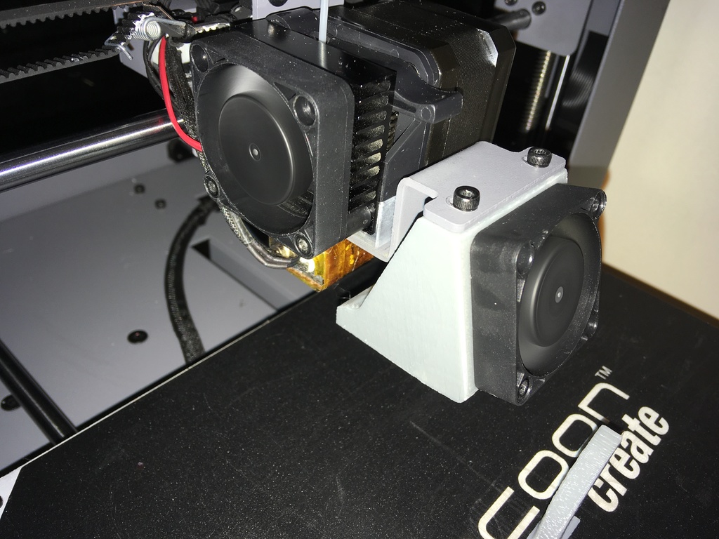Streamliner i3 Fan duct: Low profile, lightweight, effective cooling fan duct.